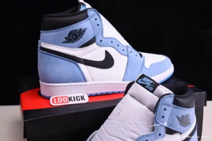 Cheap 1 555088-134 RETRO AIR HIGH BLACK UNIVERSITY WHITE BLUE JORDAN 0511